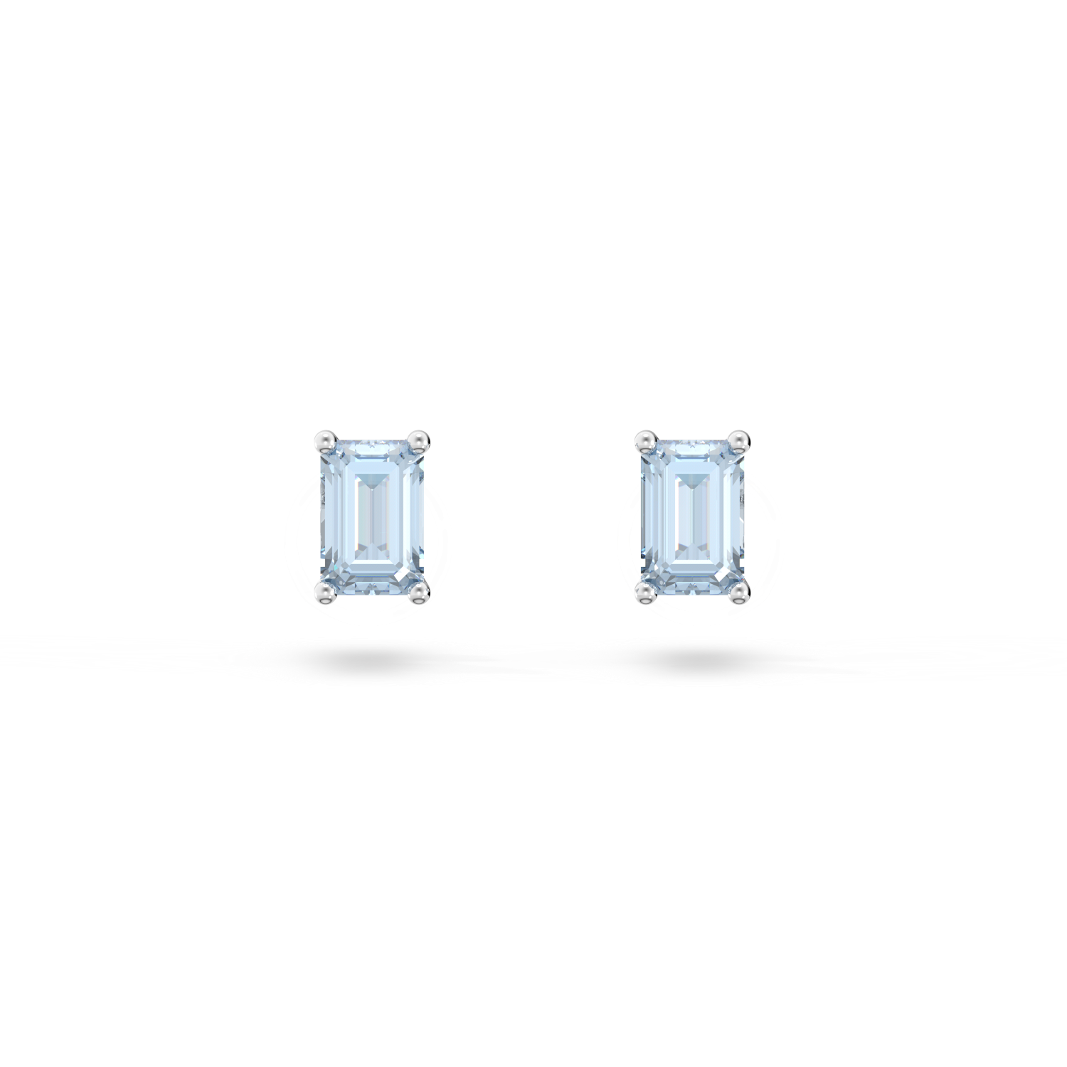 Swarovski - Orecchini a lobo Stilla, Taglio Cushion, Multicolore, Placcato rodio Ref. 5639134 - SWAROVSKI