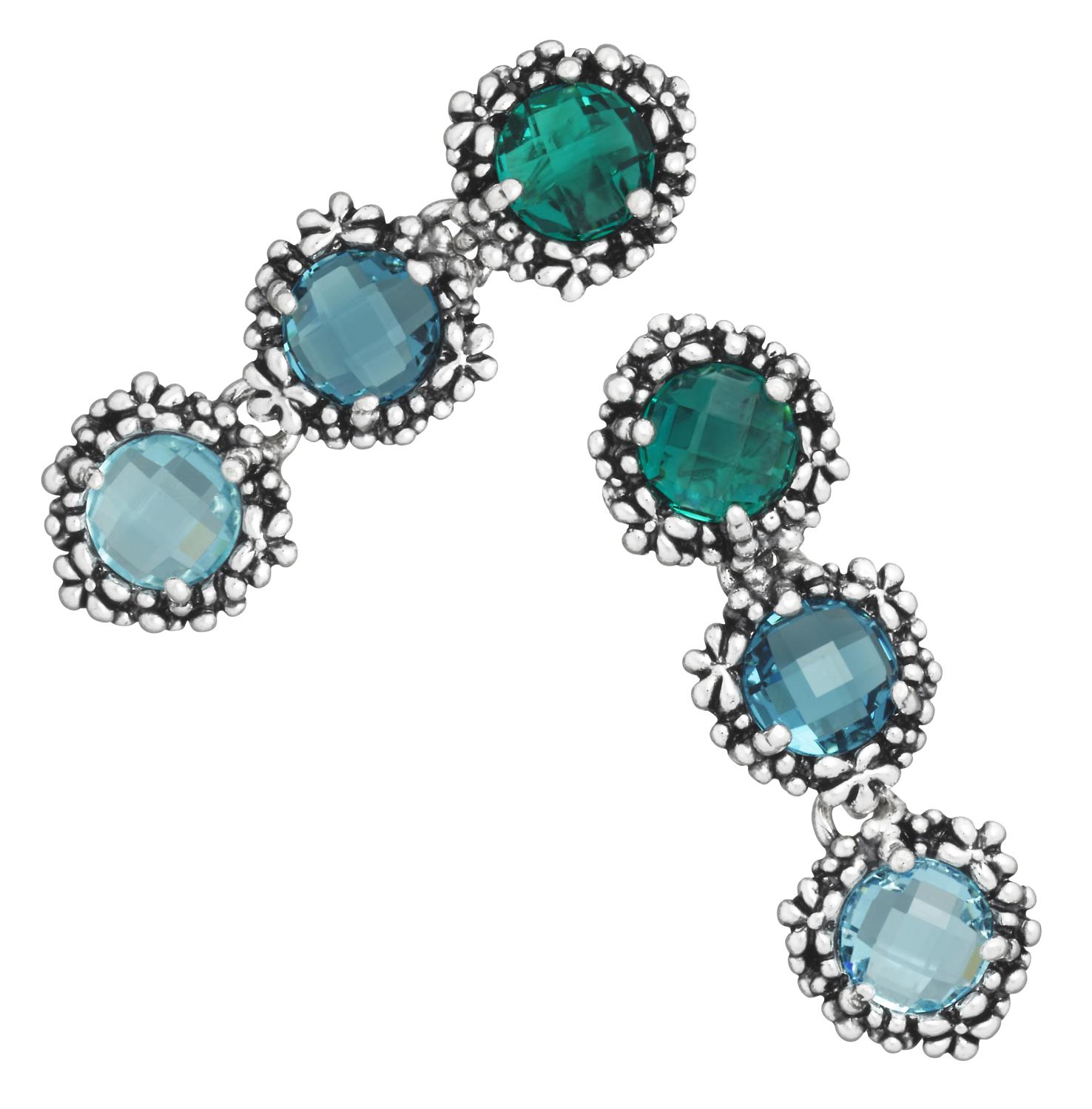 Giovanni Raspini - Orecchini Cascata Blue Ivy Ref. 12433 - GIOVANNI RASPINI