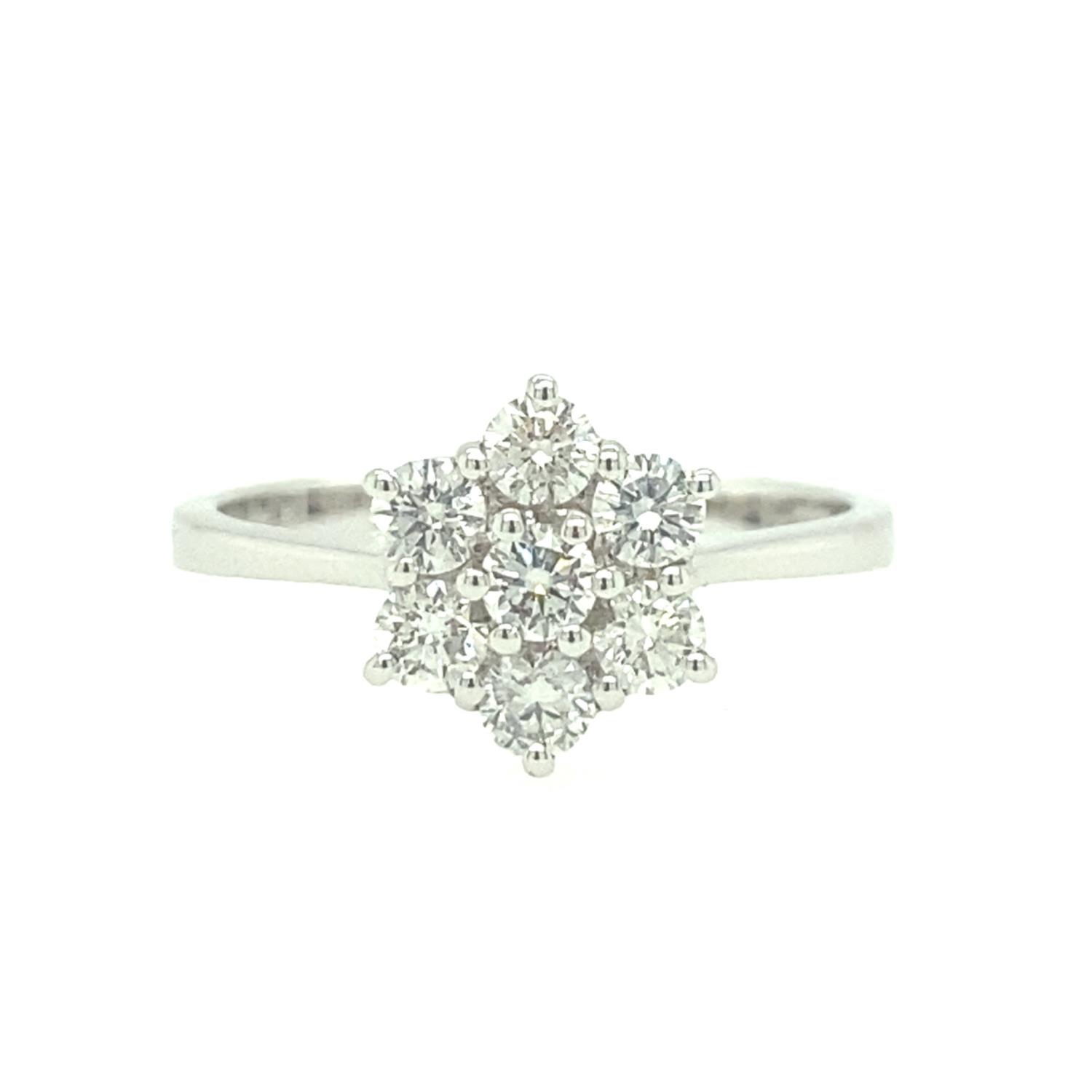 ANELLO FIORE 7 PIETRE - FIDELA