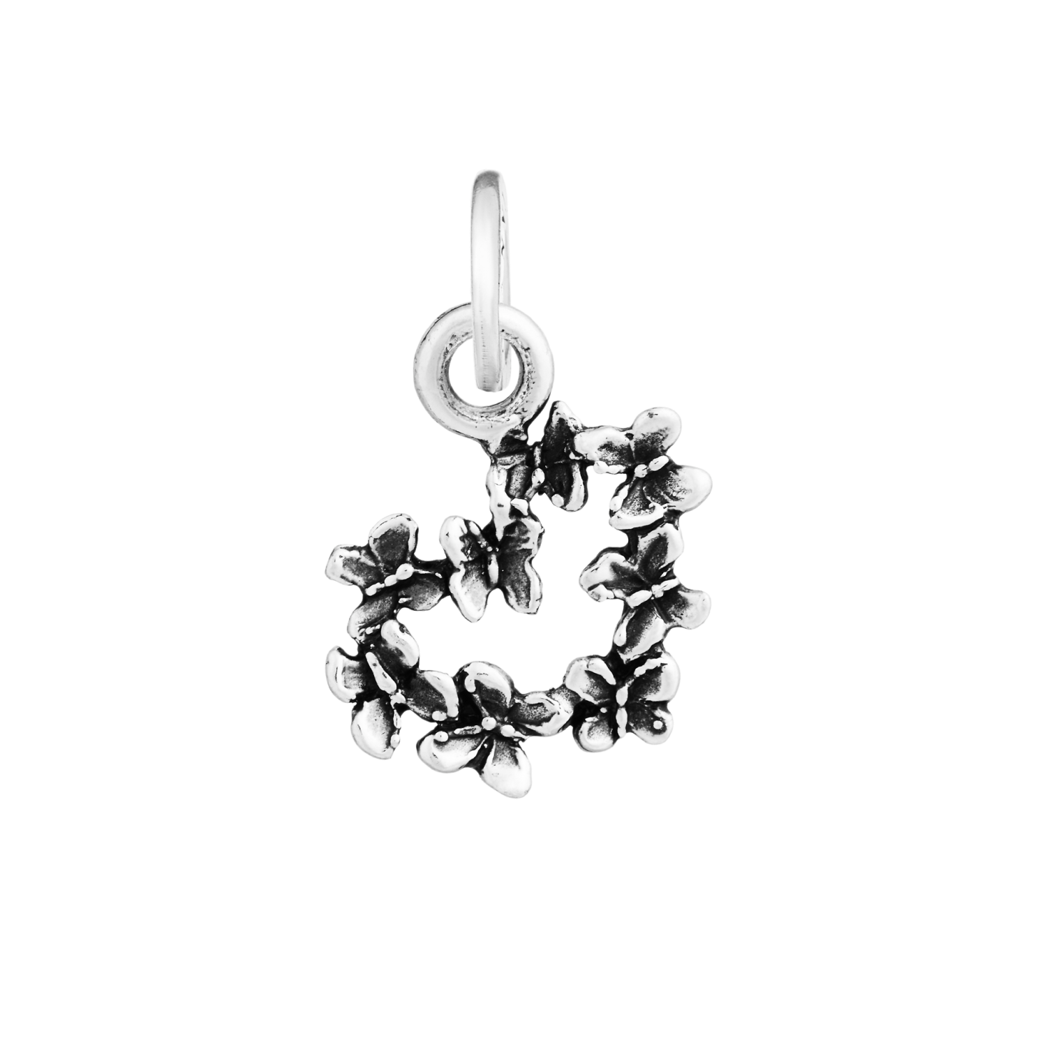Giovanni Raspini - Charm Cuore Farfalle piccolo Ref. 12724 - GIOVANNI RASPINI