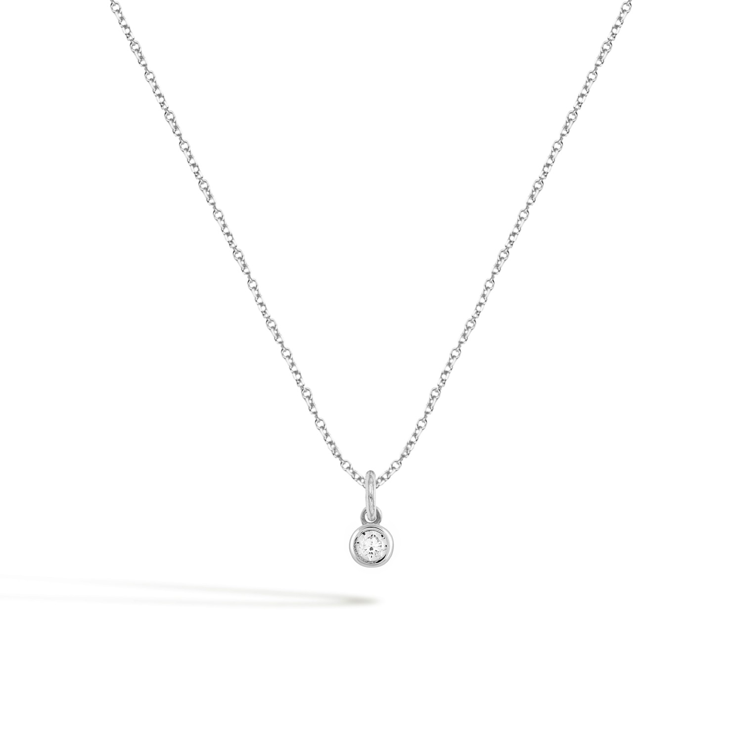 Collana Luce in Oro 9 Kt e Zirconi  Ref. C0170B9 - FACCO