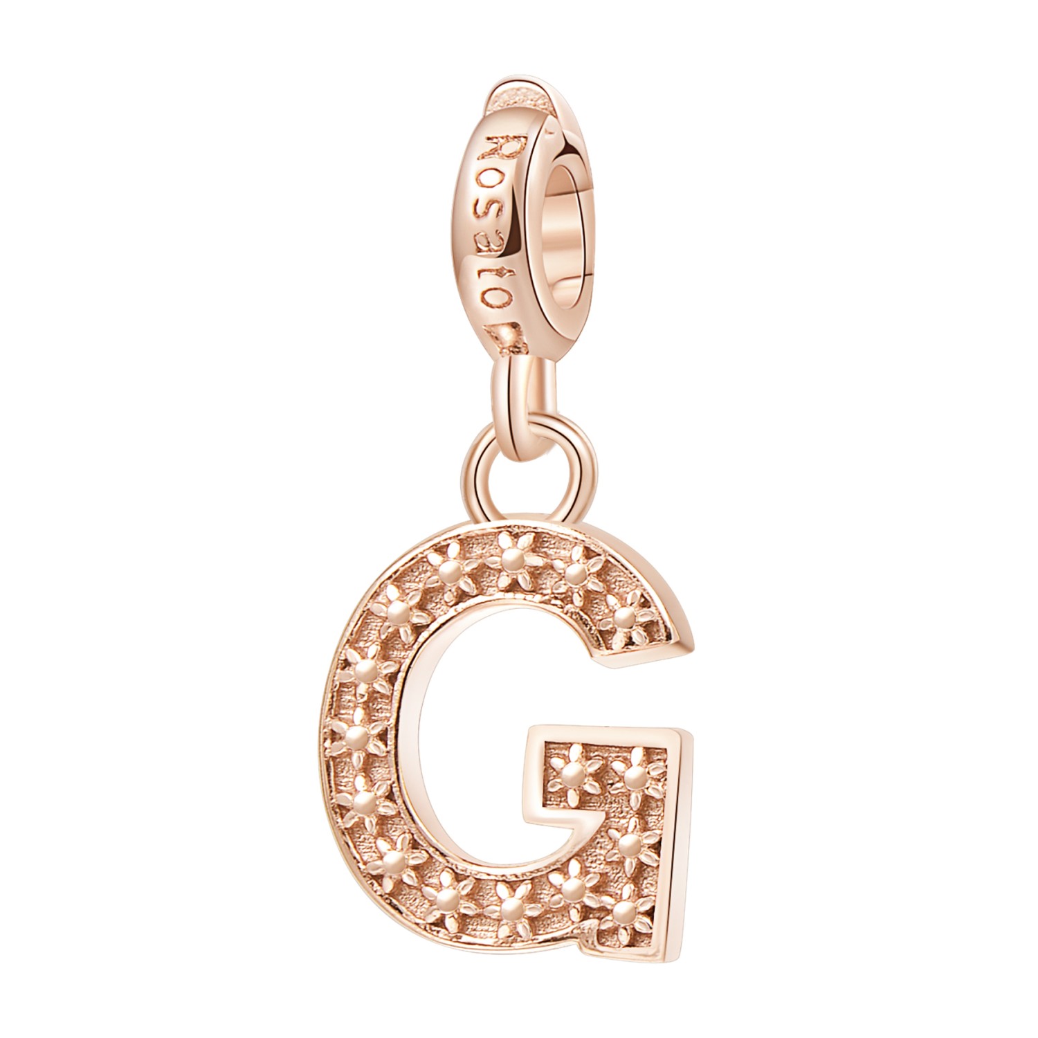 Charm Rosato - Lettera G Ref. RZ085 - ROSATO