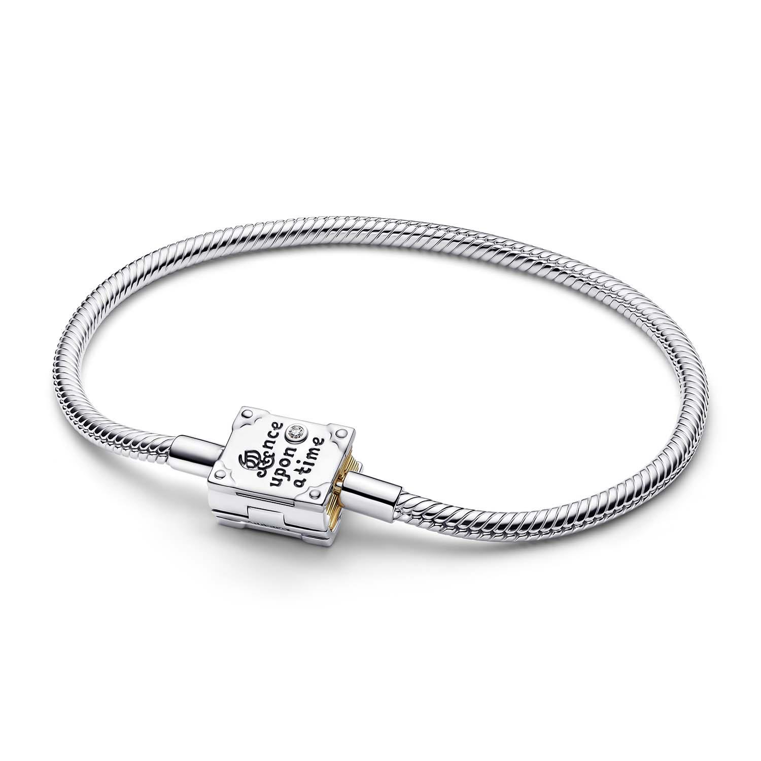 Pandora - Disney, Bracciale Chiusura Libro delle fiabe con diamante creato in laboratorio Ref. 564379C01-19 - PANDORA