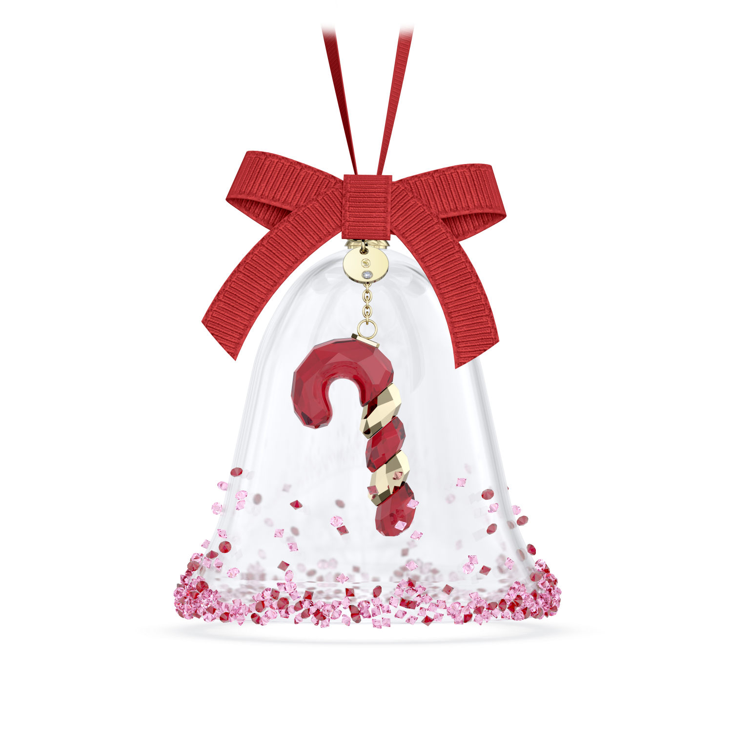 Swarovski - Holiday Cheers Dulcis Decorazione Campanella, Rossa Ref. 5688313 - SWAROVSKI