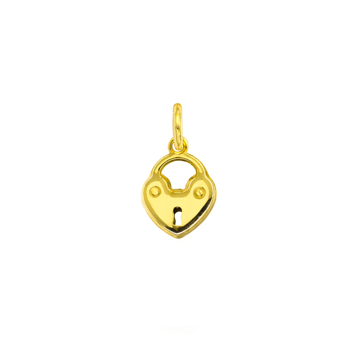Charm Cuore Lucchetto in Oro 9 Kt  Ref. A0114G9 - FACCO