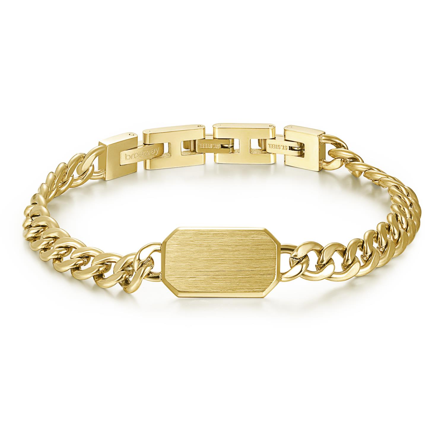Brosway - Bracciale INK in acciaio e pvd oro Ref. BIK15 - BROSWAY