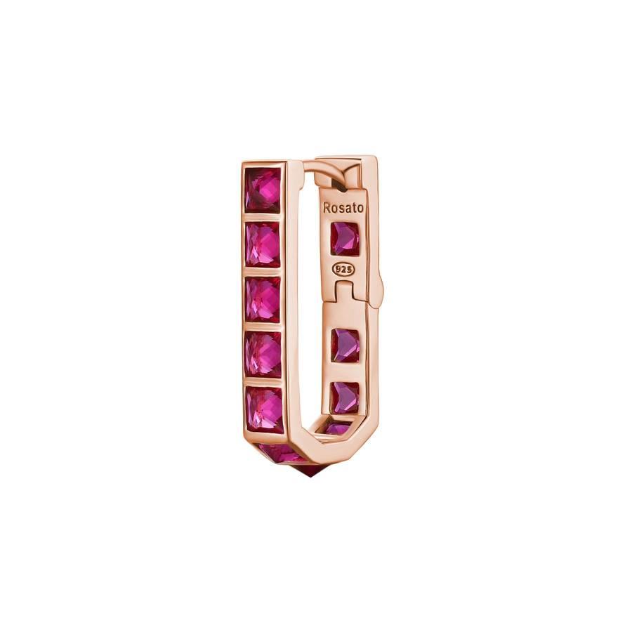 Mono Orecchino Rosato - Cubica Ref. RZCU87 - ROSATO