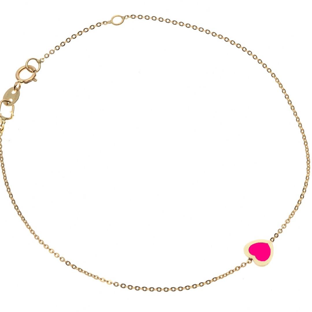 Bracciale in Oro Giallo Simbolo Cuore Ref. 765573 - FACCO