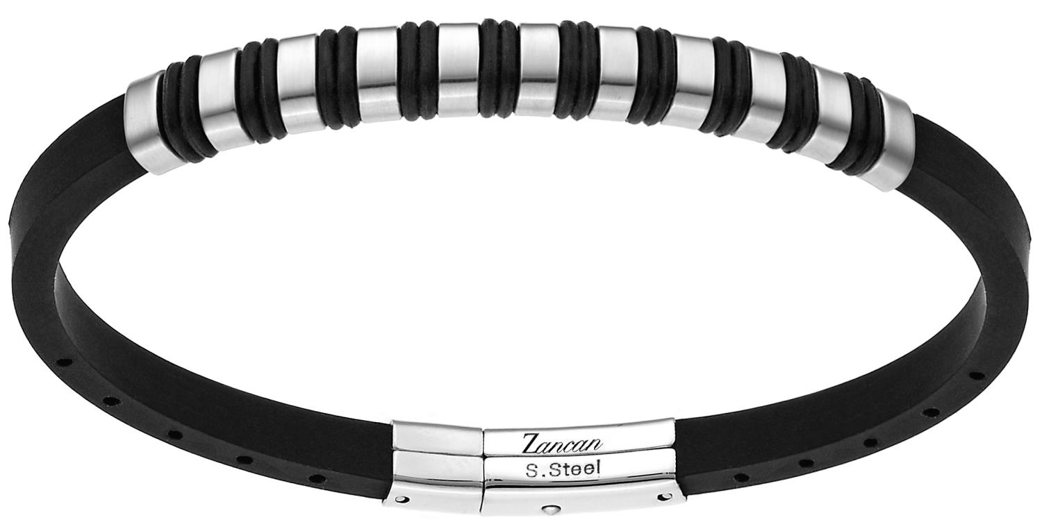 Bracciale Zancan da uomo in Acciaio e caucciù Ref. UHB032 - ZANCAN