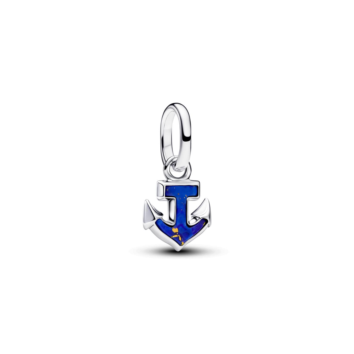 Pandora - Charms Mini Pendente Ancora Blu Pandora ME Ref. 794610C01 - PANDORA