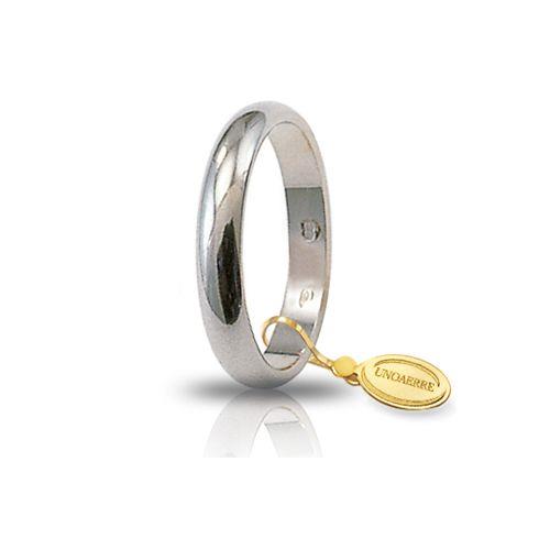 Fede Unoaerre - Fede Classica Oro Bianco gr. 4,00 Misura 9 Ref. 40AFN1-04-9 - UNOAERRE