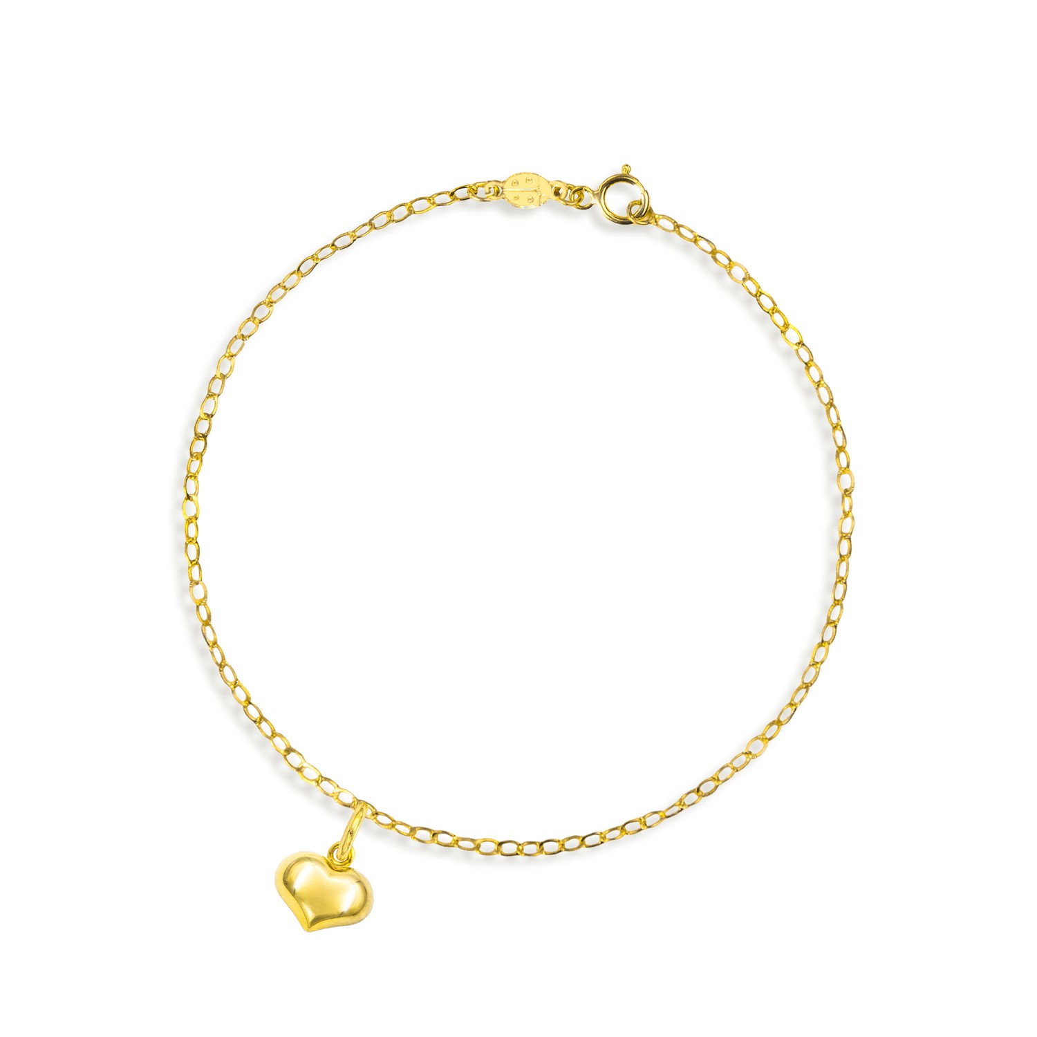 Bracciale Cuore in Oro 9 Kt  Ref. B0192G9 - FACCO