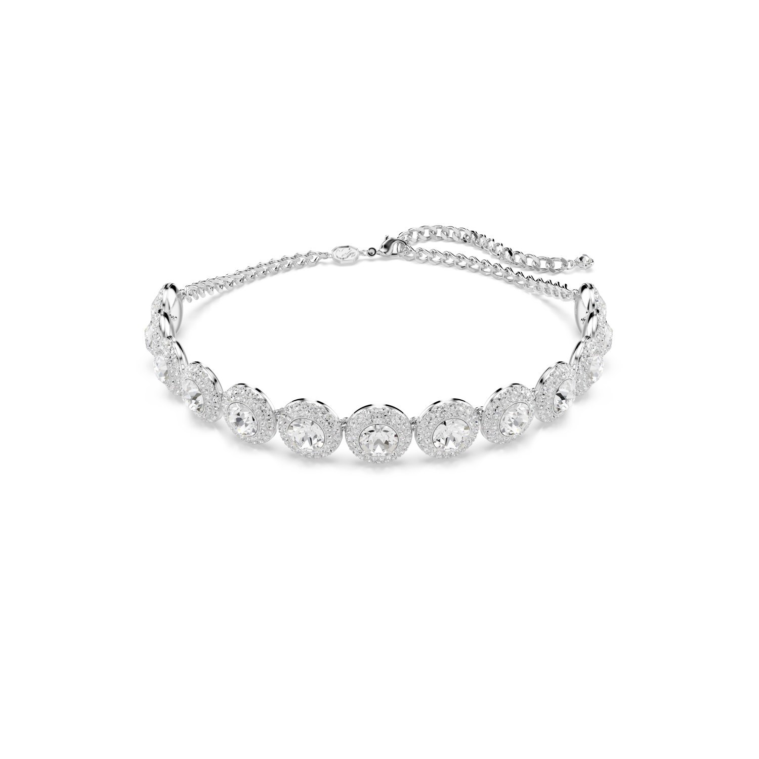 Swarovski - Girocollo Una Angelic, Bianco, Placcato rodio Ref. 5733194 - SWAROVSKI