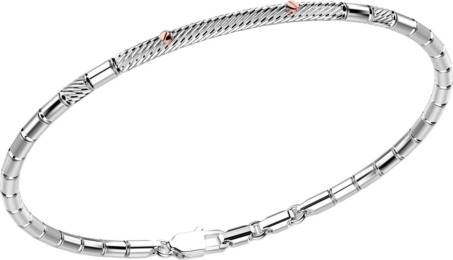 Bracciale Zancan da uomo in Argento Ref. EXB615R - ZANCAN