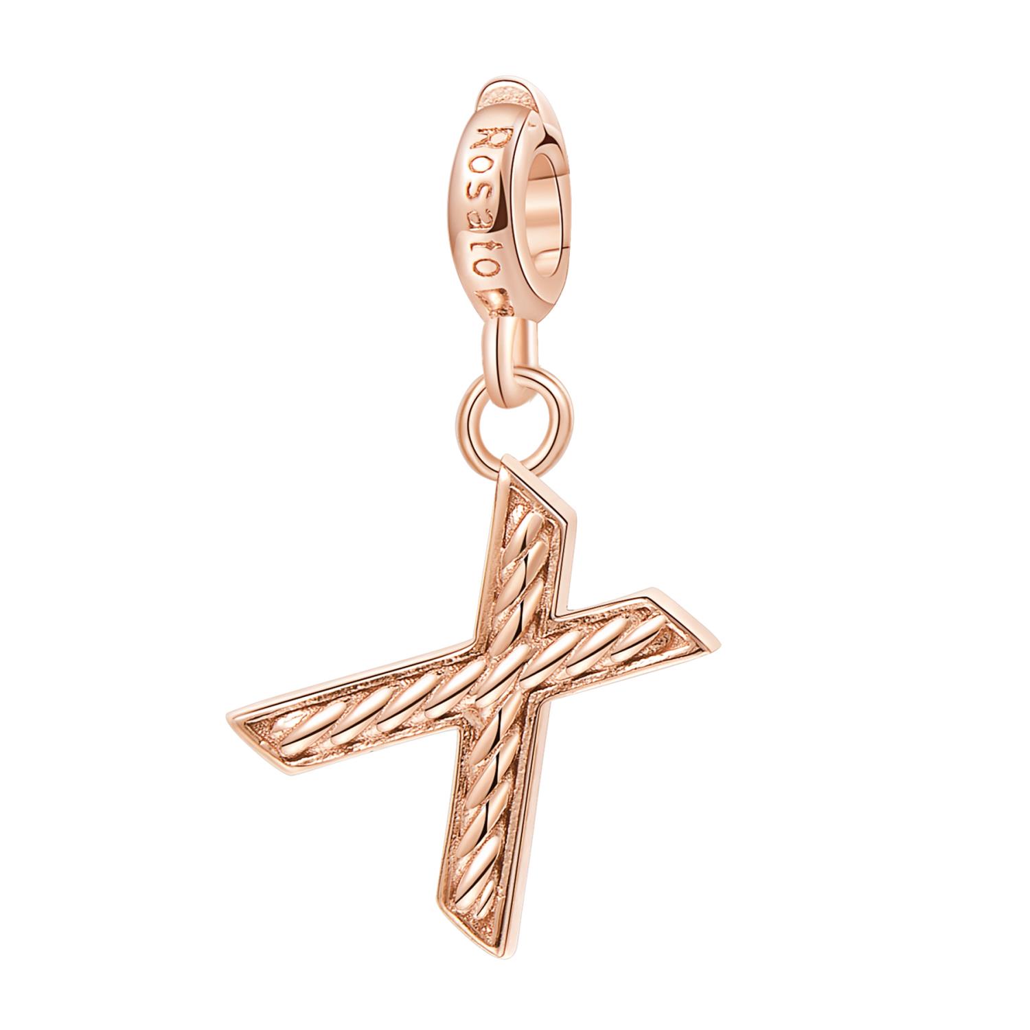 Rosato - Charm STORIE  argento 925/1000 galvanica rosa X Ref. RZ102 - ROSATO