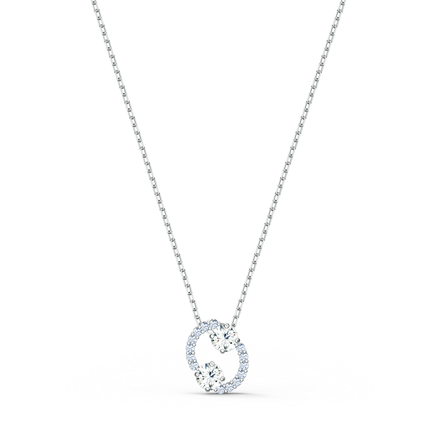 Swarovski - Pendente Zodiac II, Cancro, Bianco, Finitura in mix di placcature Ref. 5561422 - SWAROVSKI