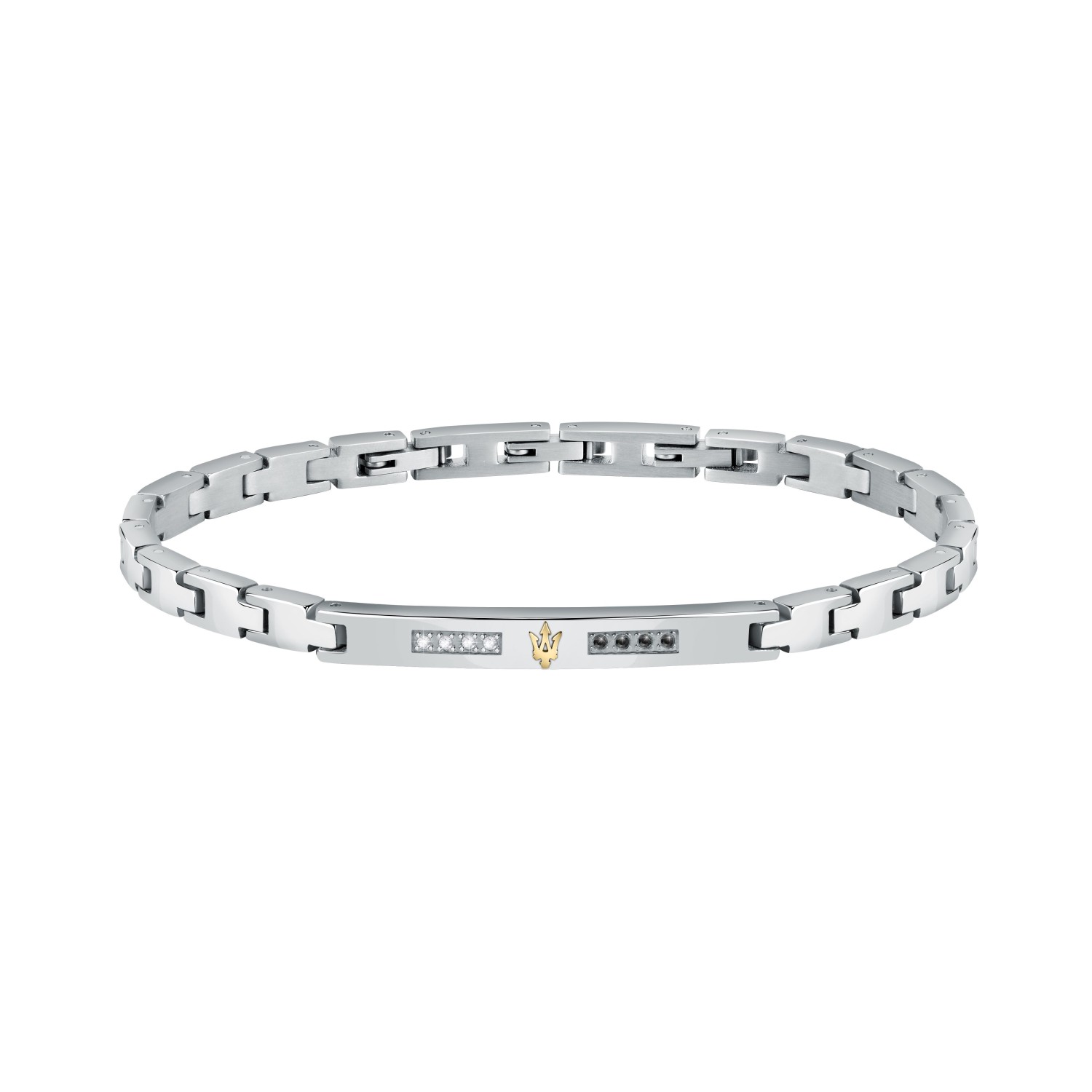 Bracciale da uomo Maserati Diamonds in Acciaio con Diamante - JM521ATY12 - MASERATI