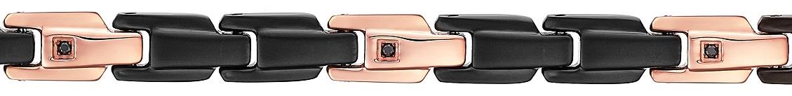 Bracciale Zancan da uomo in Acciaio PVD nero Ref. UHB111 - ZANCAN