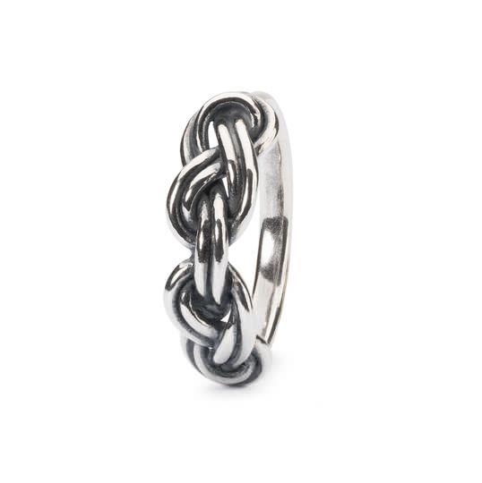 Trollbeads Bead in Argento - Anello Nodo Savoia - Misura 13 Ref. TAGRI-00463 - TROLLBEADS