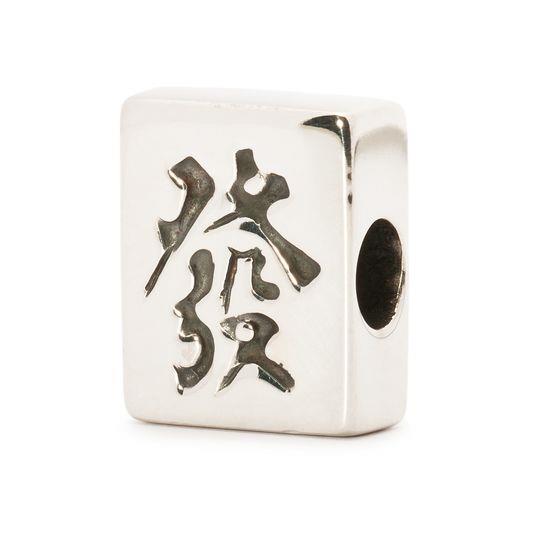 Trollbeads Bead in Argento - Fortuna Mahjong Ref. TAGBE-50015 - TROLLBEADS