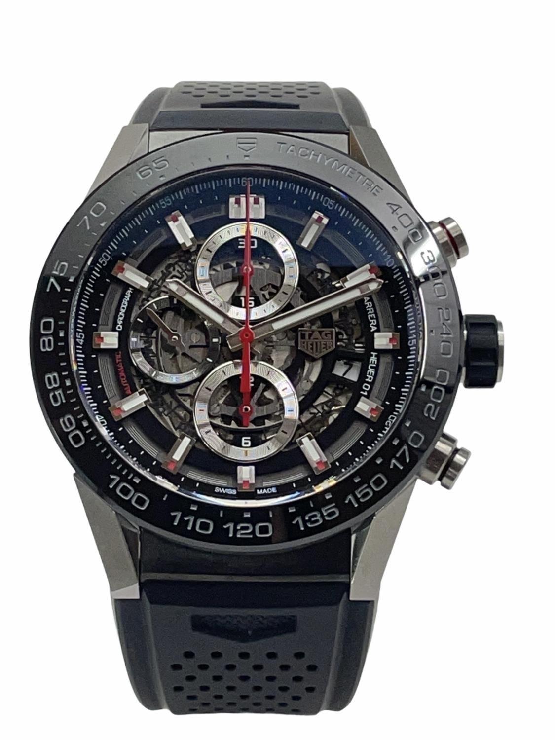 OROLOGIO TAG HEUER - CARRERA CALIBRO HEUER 01 Ref. CAR2A1W.FT6044 - TAG HEUER