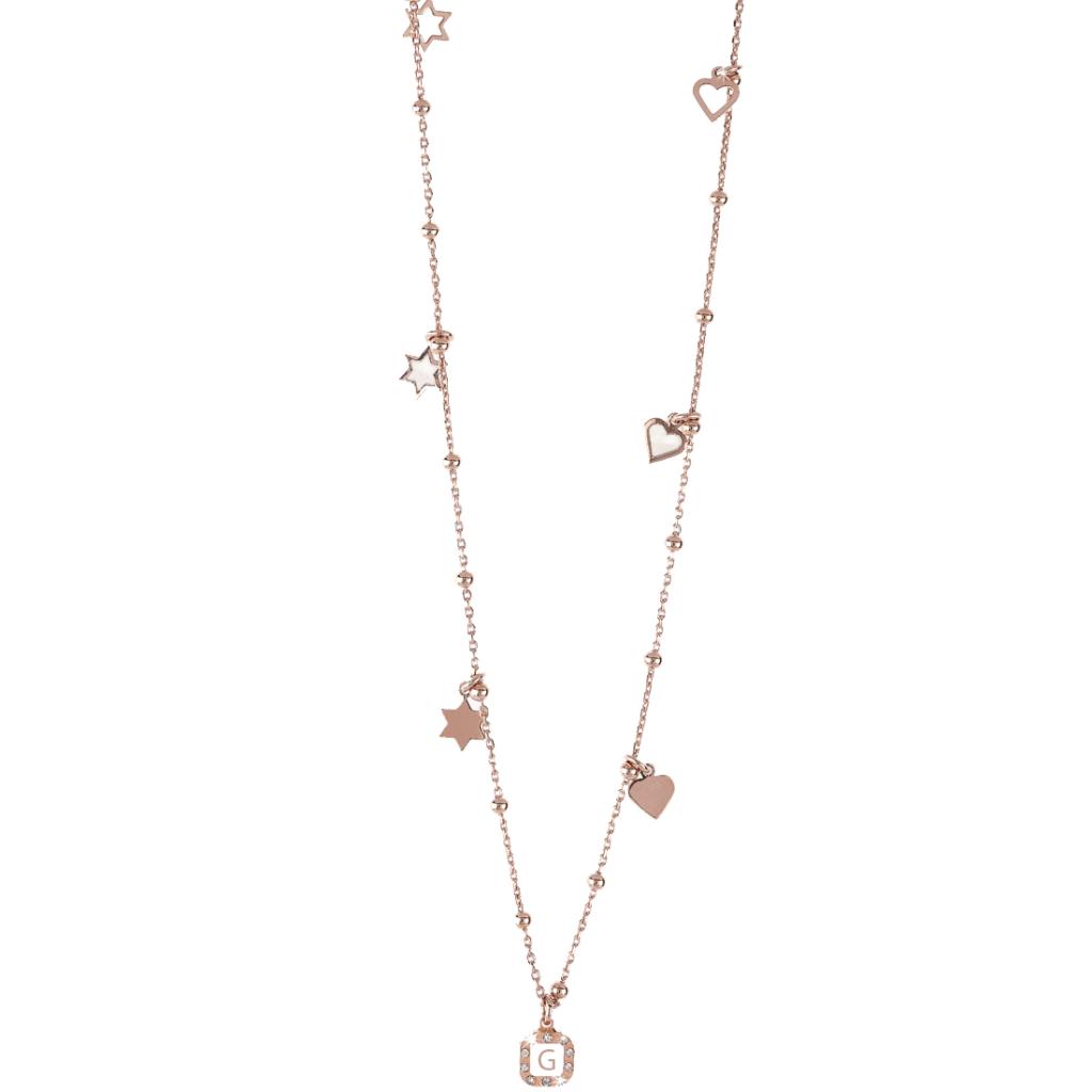 Girocollo Dvccio - Lettera G collezione Hel&egrave; Ref. ZXC40HELE/R-G - DUCCIO