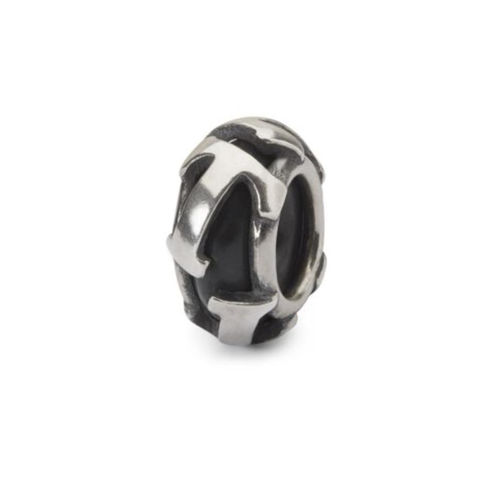 Trollbeads Ritirato - Original Trollbeads Stop Lettera T Ref. TAGBE-10229 - TROLLBEADS