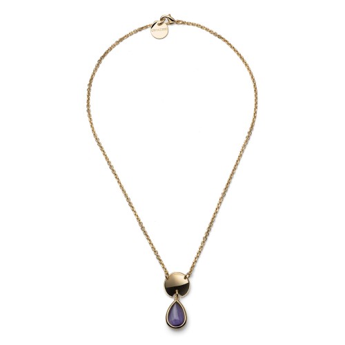 UNOAERRE - Collana Joya goccia viola Bronzo Ref. 2861 - UNOAERRE