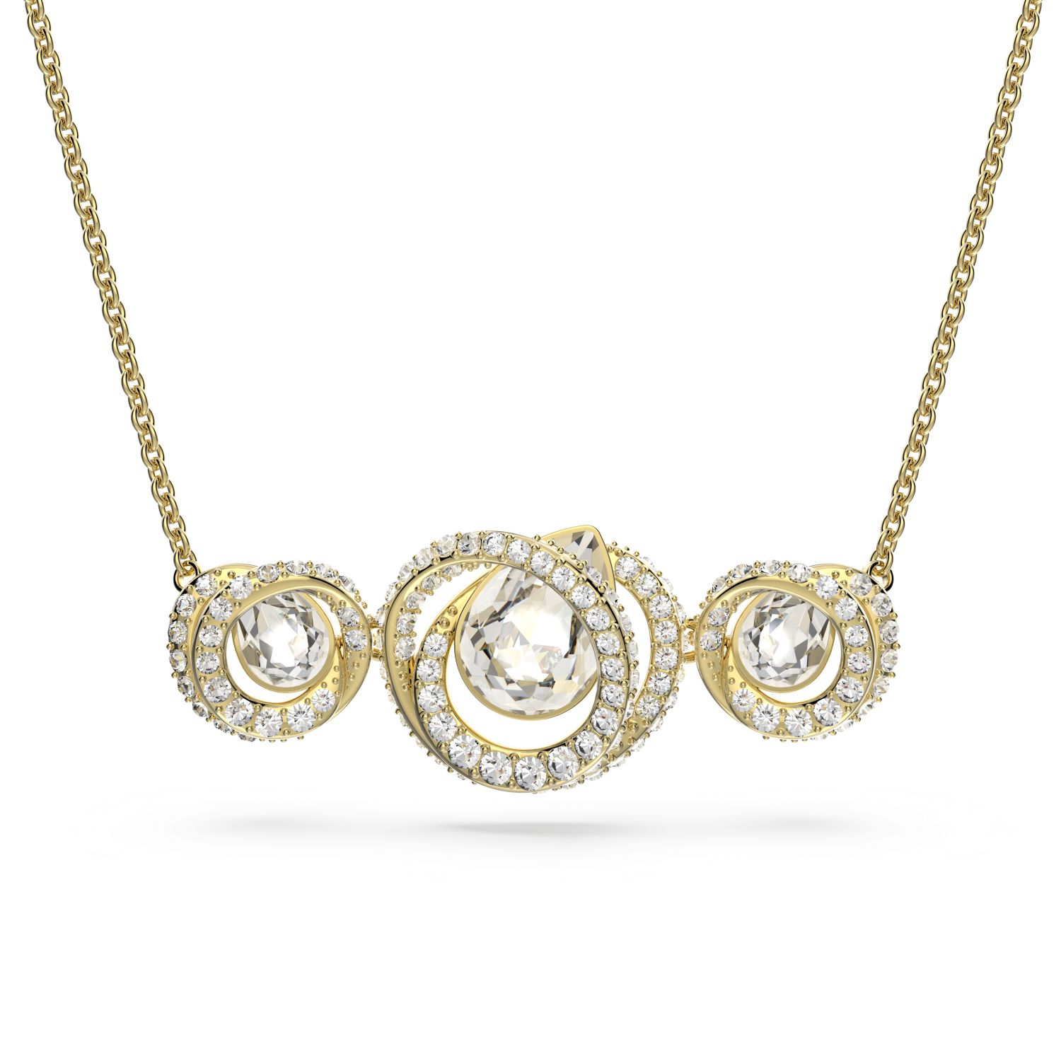 Swarovski - Collana Generation, Bianco, Placcato color oro Ref. 5636586 - SWAROVSKI