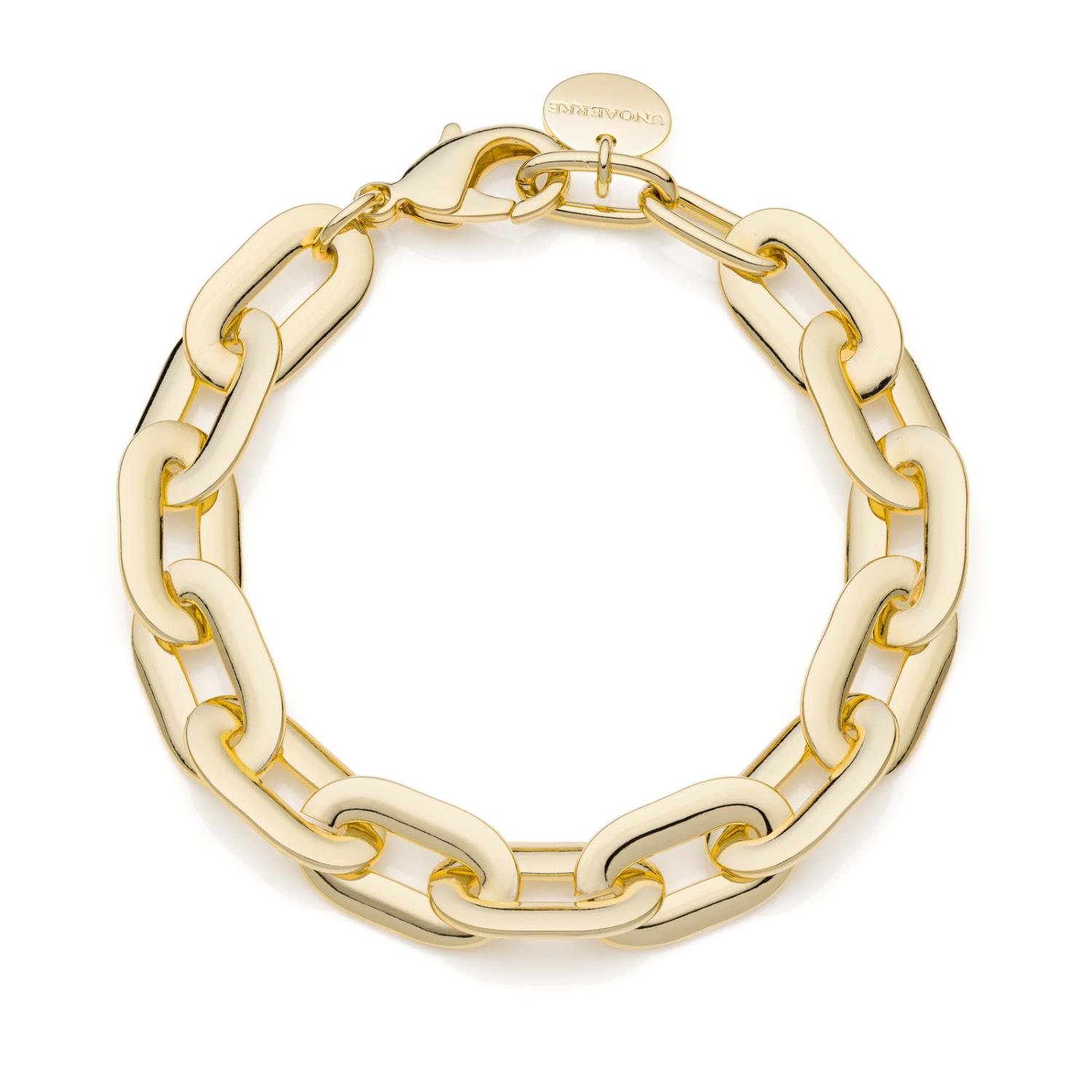 UNOAERRE - Bracciale dorato catena ovale piatta Ref. 2379 - UNOAERRE