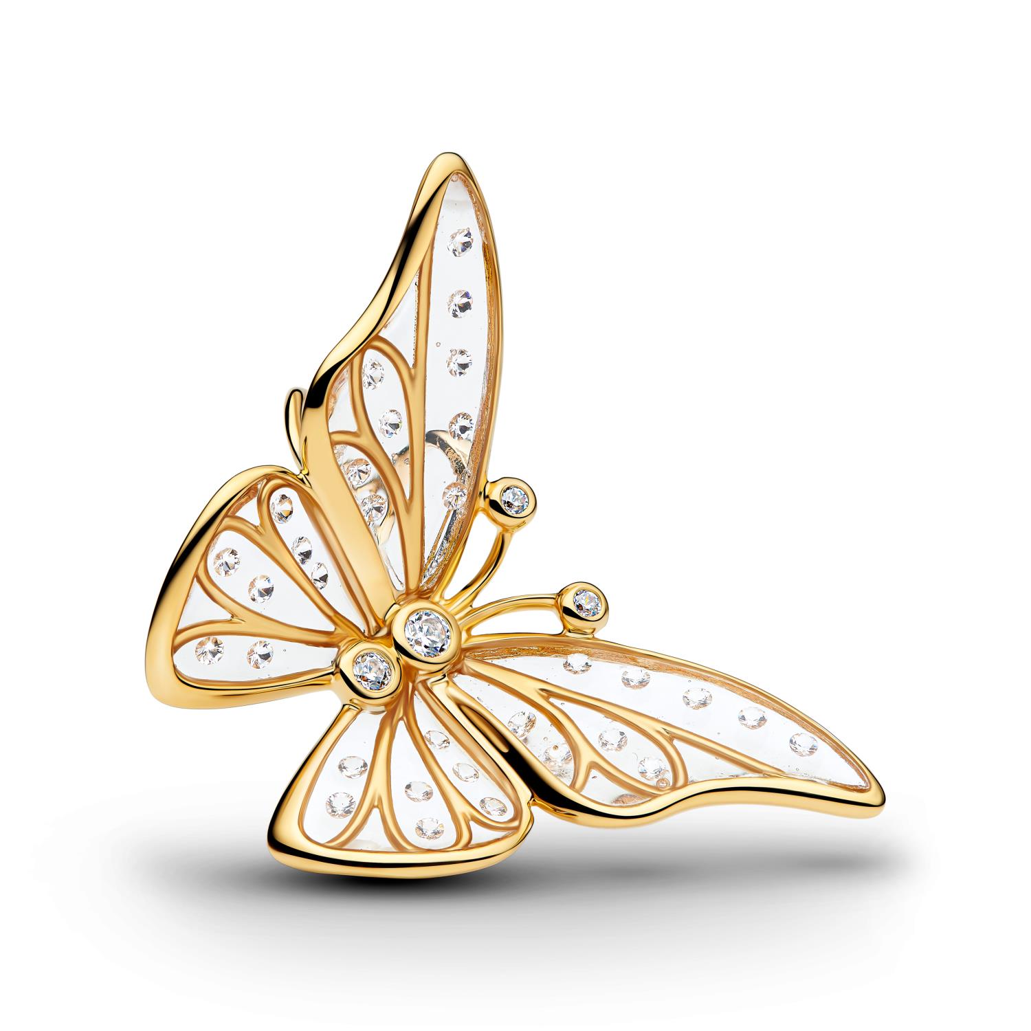 Pandora - Charms Farfalla Luminosa Grande finitura in Oro Ref. 764487C01 - PANDORA