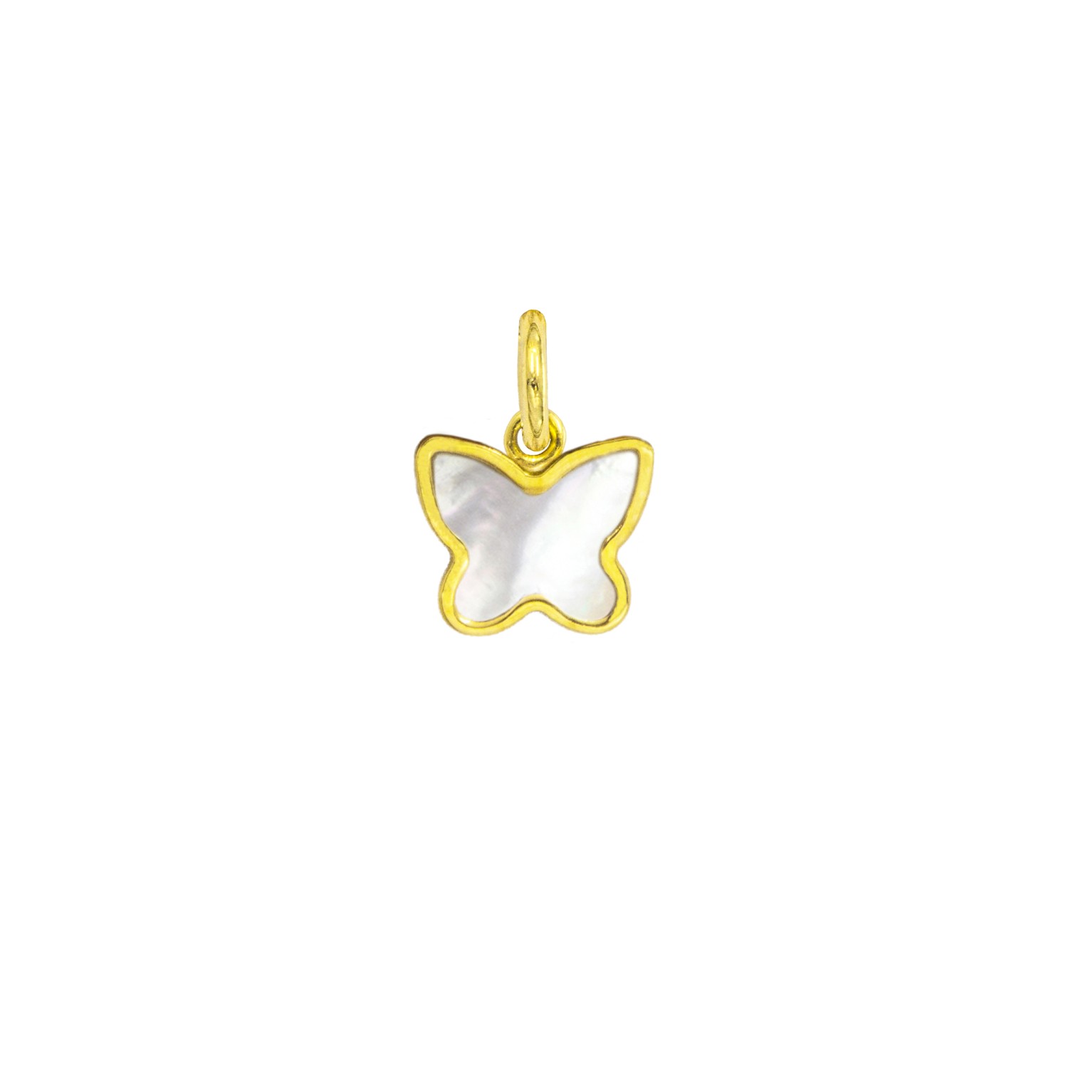 Charm Farfalla in Oro 9 Kt e Madreperla  Ref. A0246G9 - FACCO