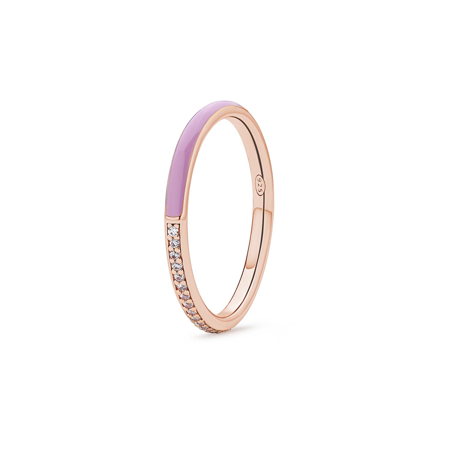 Anello Lilla Rosato - Allegra Mis. 16 Ref. RZAL066C - ROSATO