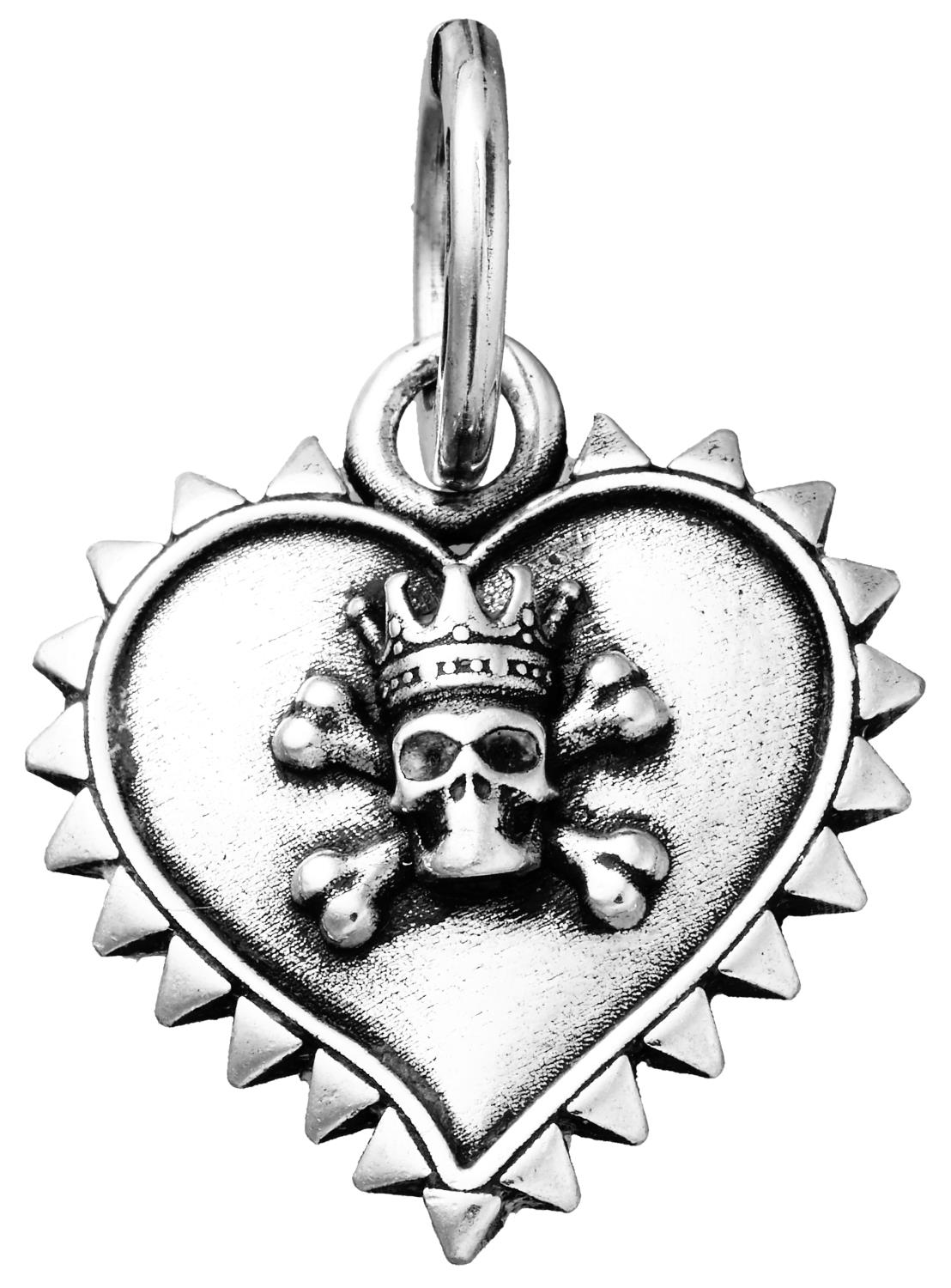 Giovanni Raspini - Charm Cuore Votivo Teschio Ref. 11286 - GIOVANNI RASPINI