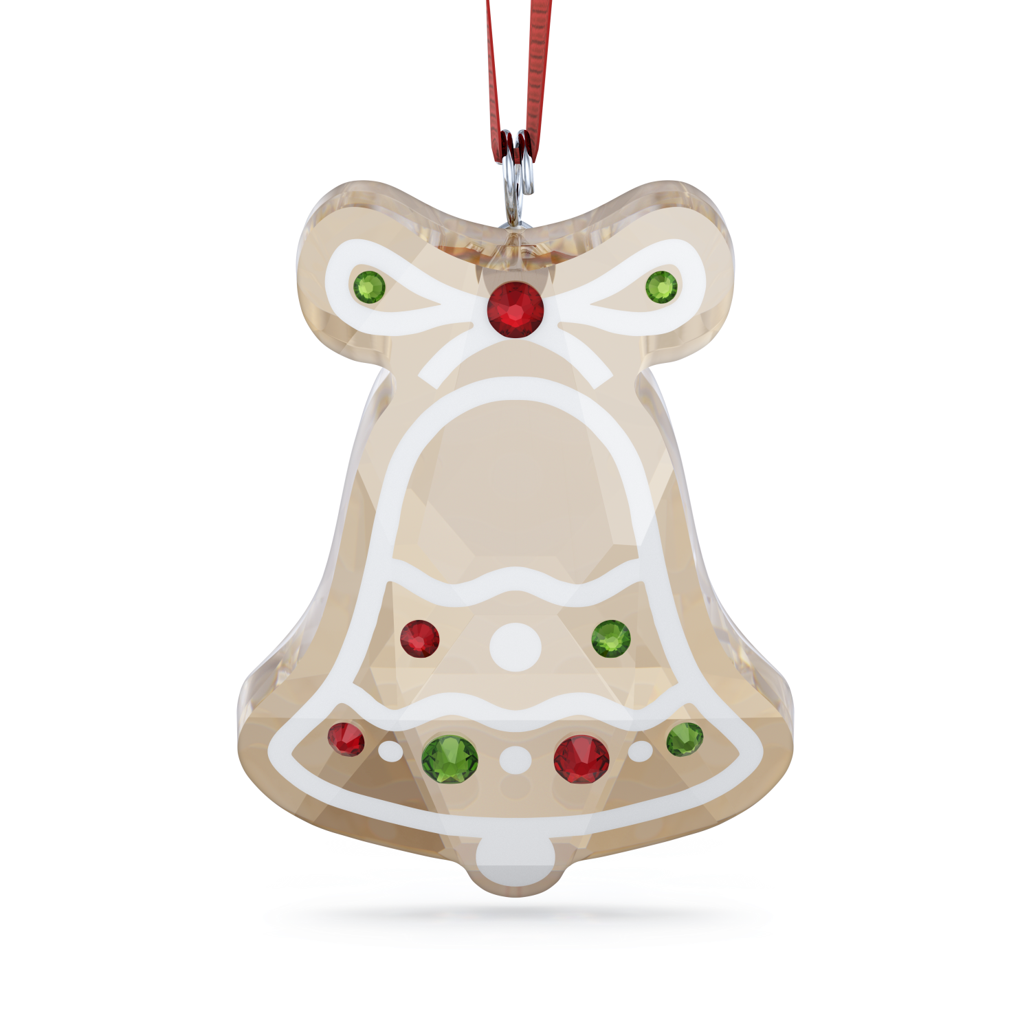 Swarovski - Holiday Cheers Decorazione Campanella Pan di Zenzero Ref. 5681580 - SWAROVSKI