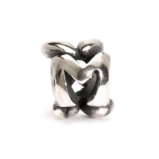 Trollbeads Bead in Argento - Lettera M Ref. TAGBE-10072 - TROLLBEADS
