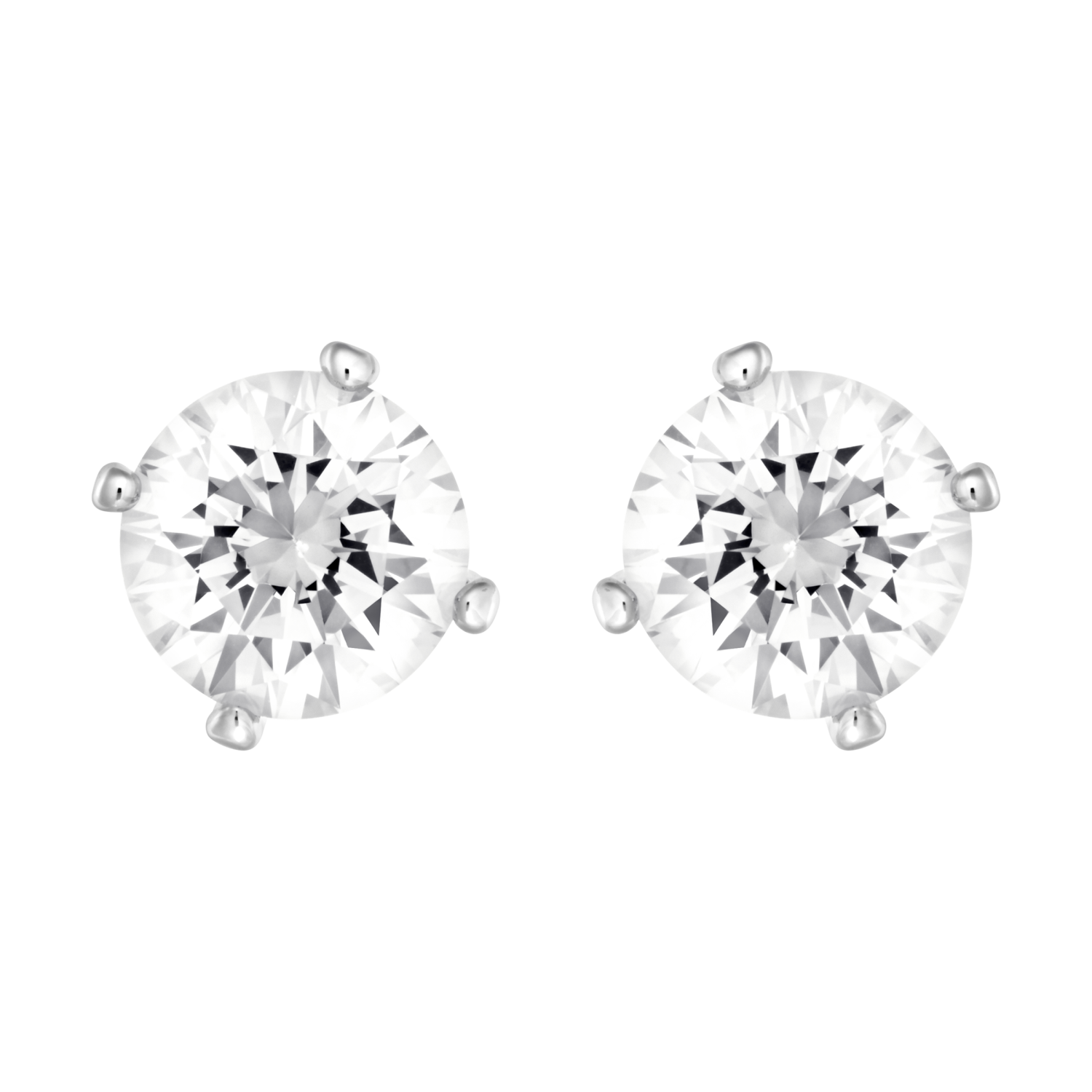 Swarovski - Orecchini a lobo Angelic, Cristallo taglio arrotondato, Bianchi, Placcato rodio Ref. 5183618 - SWAROVSKI