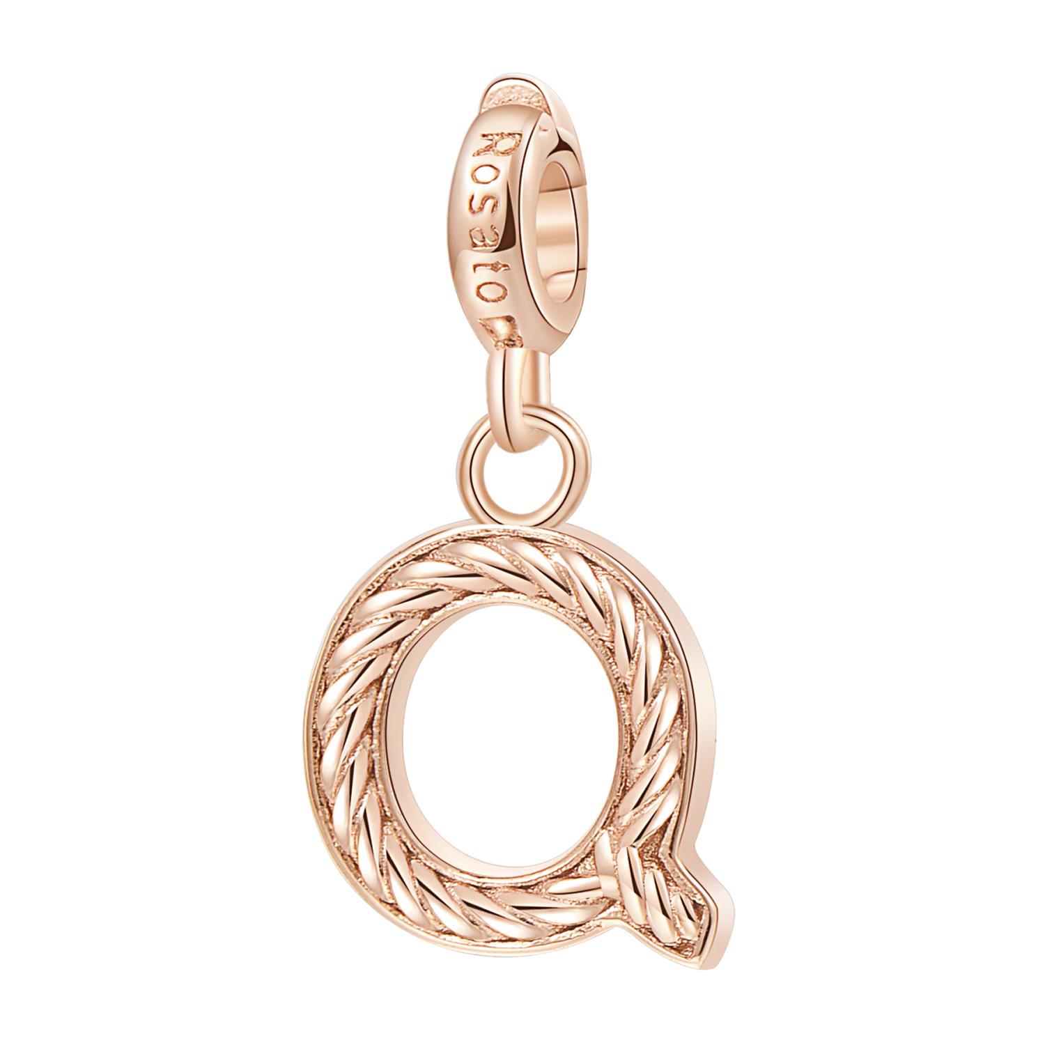 Rosato - Charm STORIE  argento 925/1000 galvanica rosa Q Ref. RZ095 - ROSATO