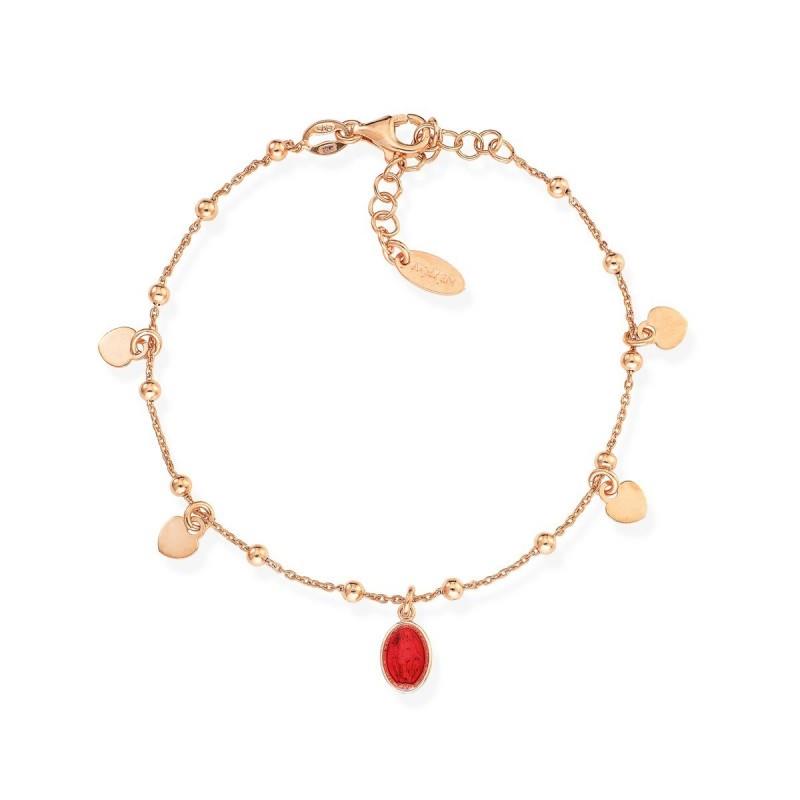 Bracciale Amen - Argento e smalto rosso Ref. BRMSHRR - AMEN