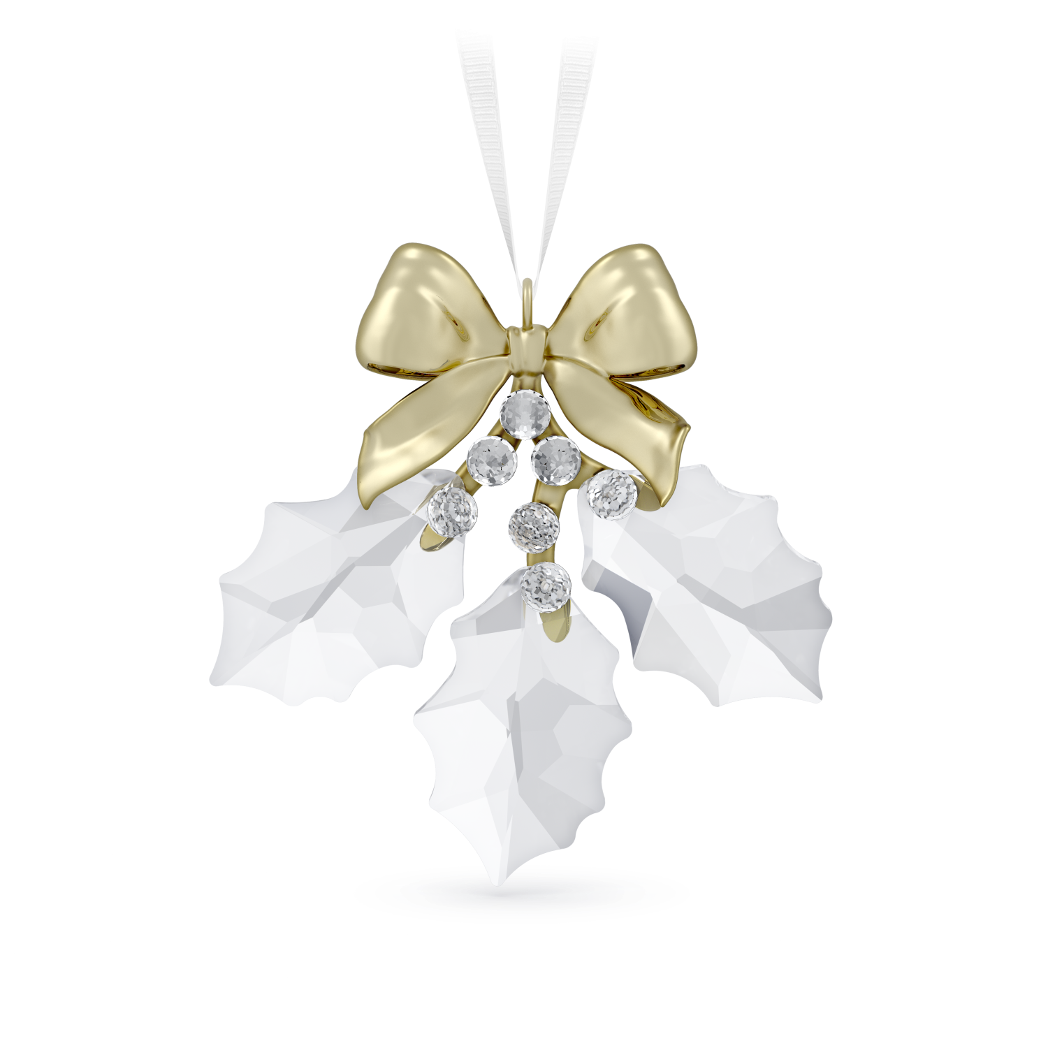 Swarovski - Holiday Magic Decorazione Foglie d’Agrifoglio Ref. 5685701 - SWAROVSKI