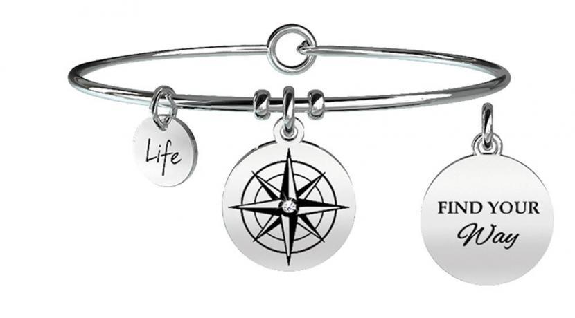 Gioielli Kidult - Bracciale in acciaio 316L Ref. 731063 - KIDULT