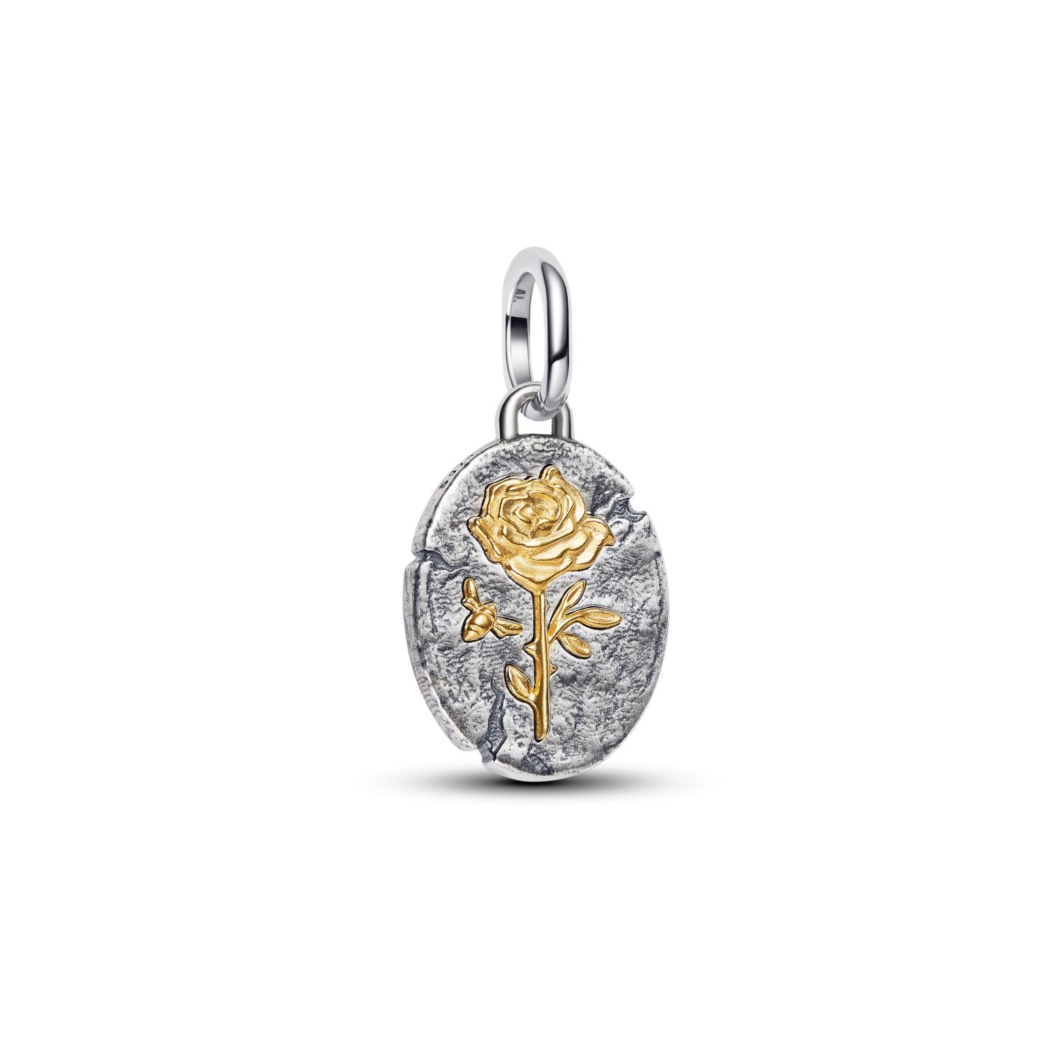 Pandora -  Medallion Rosa "Rosa Inter Spinas Crescit"  Ref. 764087C00 - PANDORA