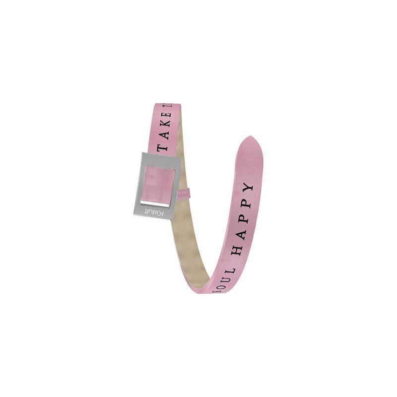 Gioielli Kidult - Cinturino/Bracciale in pelle e acciaio 316L Ref. 731515 - KIDULT