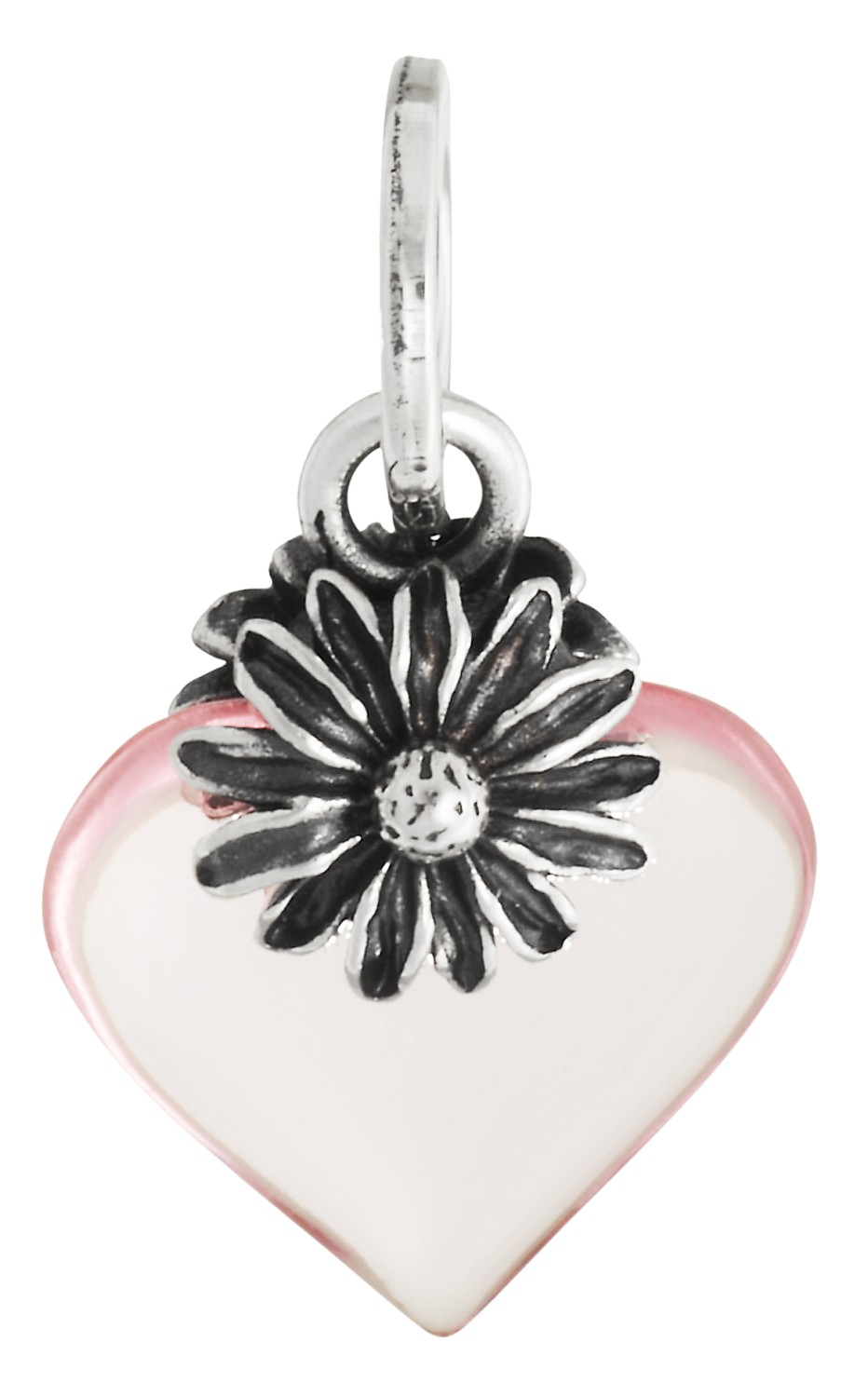 Giovanni Raspini - Charm Cuore Margherita rosa Ref. 12473 - GIOVANNI RASPINI