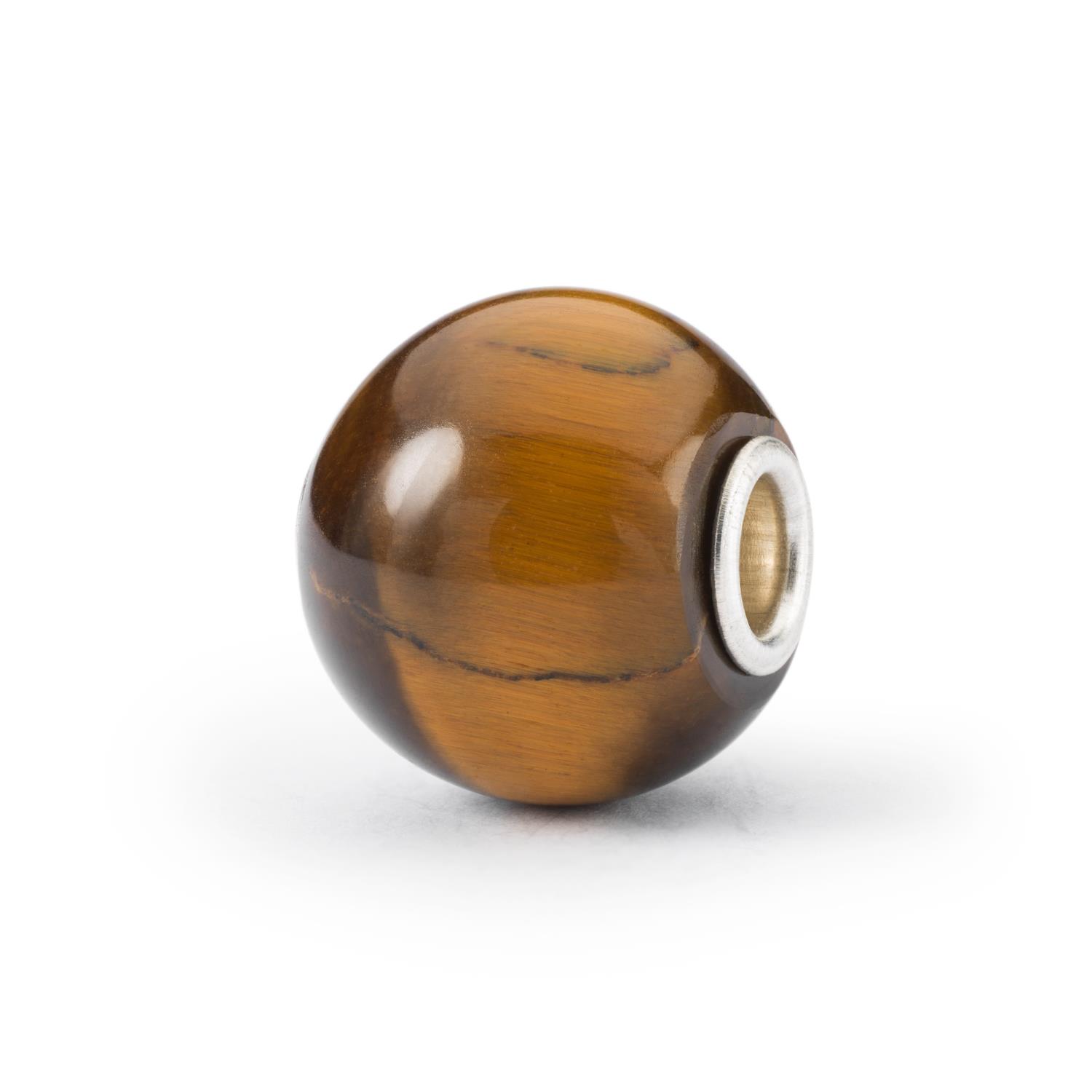 Trollbeads in Pietra - Occhio Di Tigre Rotondo Grande Ref. TSTBE-10017 - TROLLBEADS