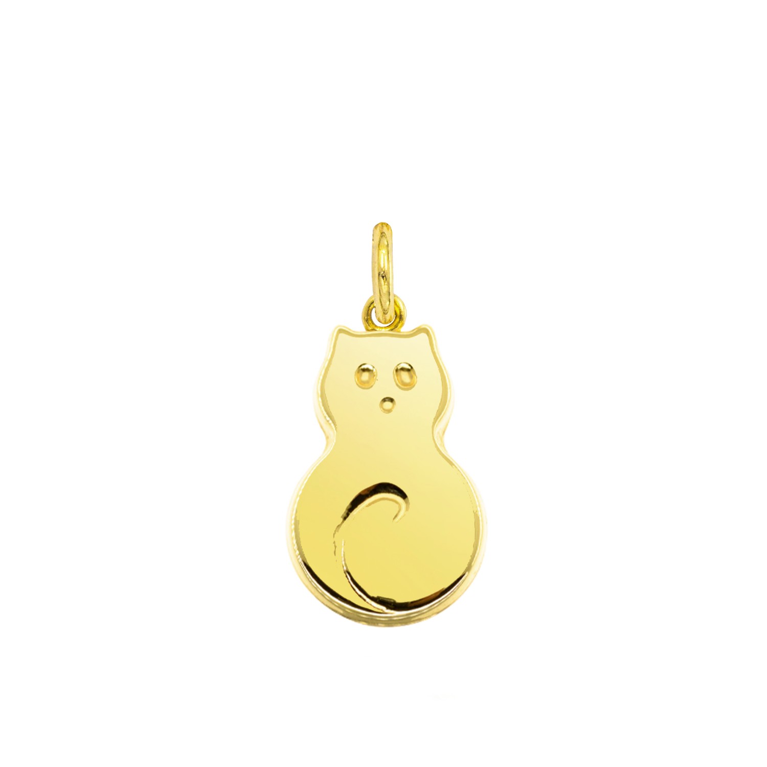 Charm Gatto in Oro 9 Kt  Ref. A0174G9 - FACCO