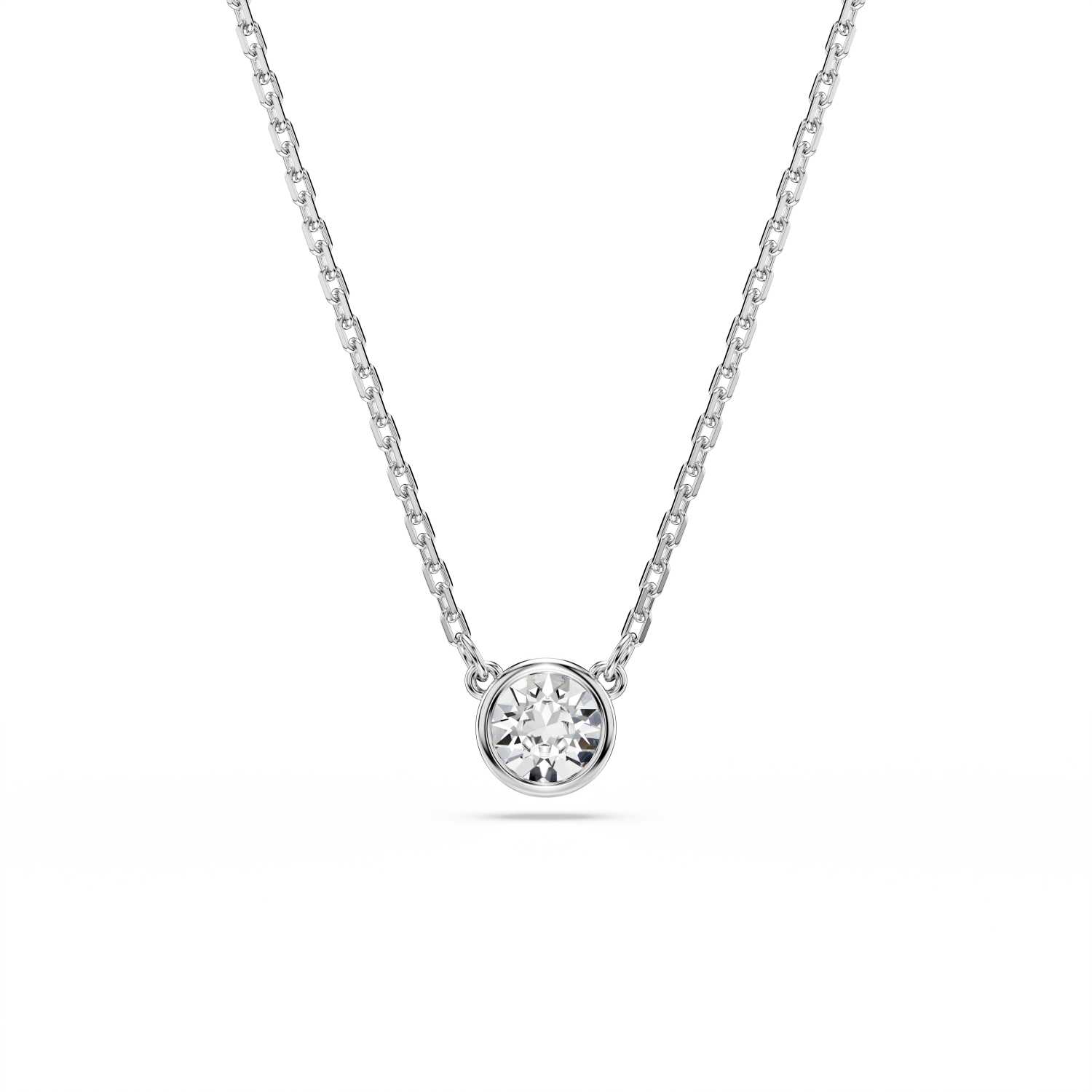 Swarovski - Pendente Imber, Taglio Round, Bianco, Placcato rodio Ref. 5696039 - SWAROVSKI