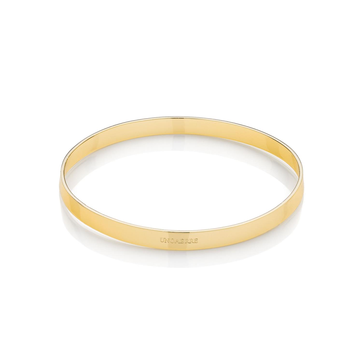 UNOAERRE - Bracciale rigido dorato Lux Ref. 2413 - UNOAERRE