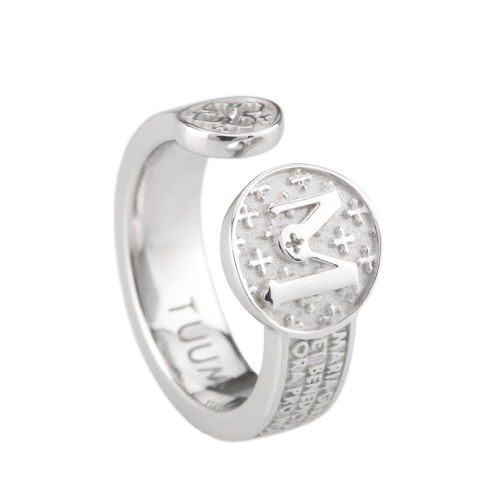 Anello TUUM - Infinituum Mater Argento Rodiato Mis. 14 Ref. INFMLA90C00-14 - TUUM