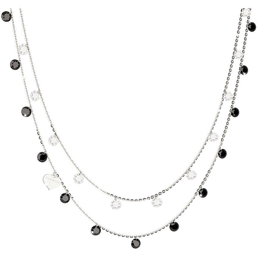 COLLANA REBECCA - LUCCIOLE ARGENTO E PIETRE  Ref. SLCKBN04 - REBECCA